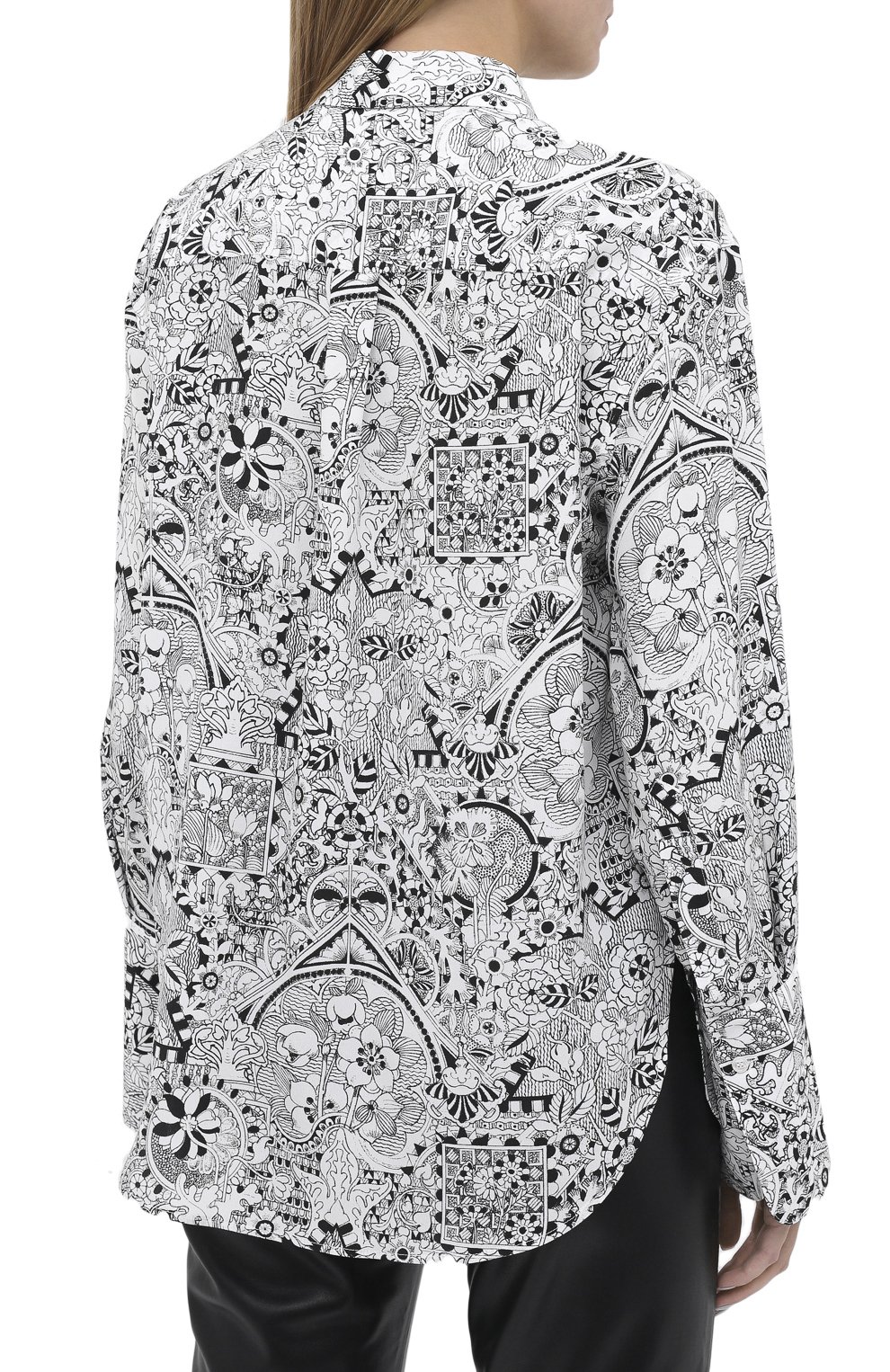 Шелковая рубашка ALEXANDER MCQUEEN, арт. 584781/QCABX, фото 4