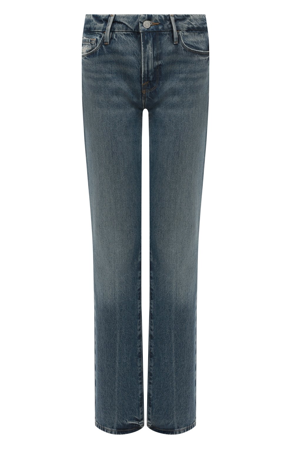 Джинсы FRAME DENIM тёмно-голубого цвета по цене 39950 руб., арт. LMB727, фото 1 Джинсы FRAME DENIM, арт. LMB727, фото 1