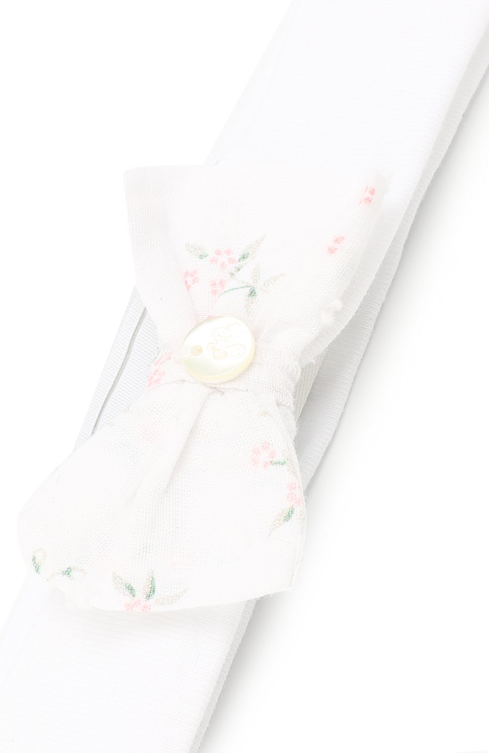 Повязка на голову с бантом TARTINE ET CHOCOLAT белого цвета по цене 2995 руб., арт. TL90021, фото 3 Повязка на голову с бантом TARTINE ET CHOCOLAT, арт. TL90021, фото 3