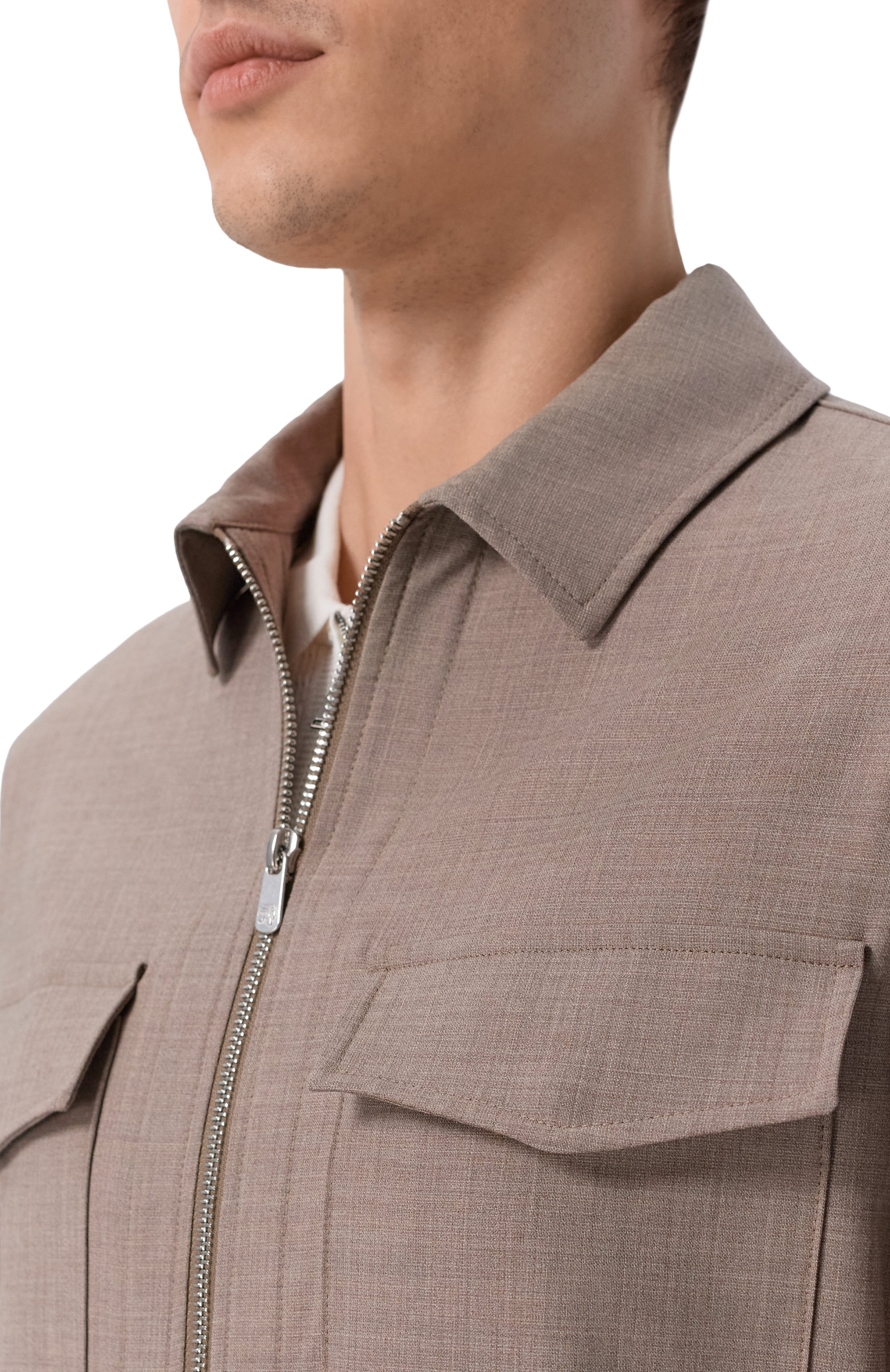 Шерстяная куртка-рубашка MARCO PESCAROLO, арт. URUS/5320, фото 5