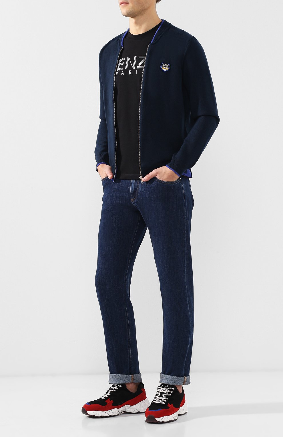 Шерстяной кардиган на молнии KENZO, арт. 5CA1023AB, фото 2