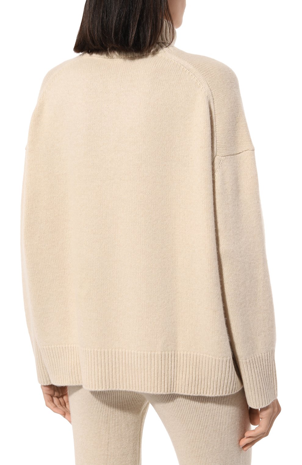 Кашемировый свитер ADDICTED кремового цвета по цене 77800 руб., арт. MK840, фото 4 Кашемировый свитер ADDICTED, арт. MK840, фото 4