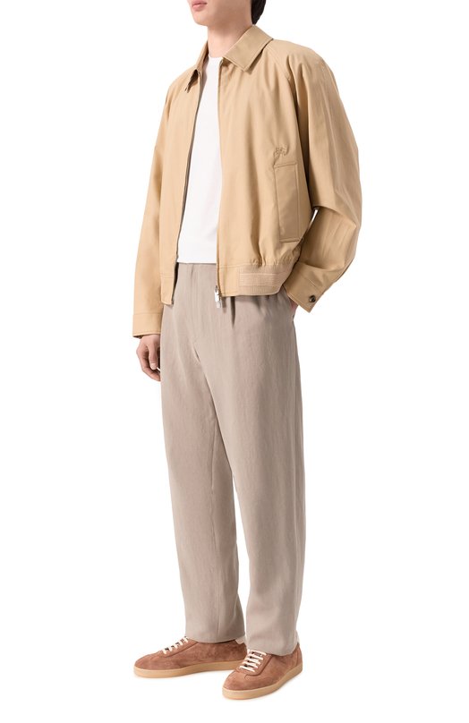 Льняные брюки Giorgio Armani GM001625/TE10954 Бежевый  GM001625/TE10954 Фото 2