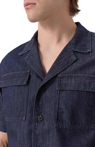Комбинированная рубашка DRIES VAN NOTEN, арт. 251-020727-1553, фото 5