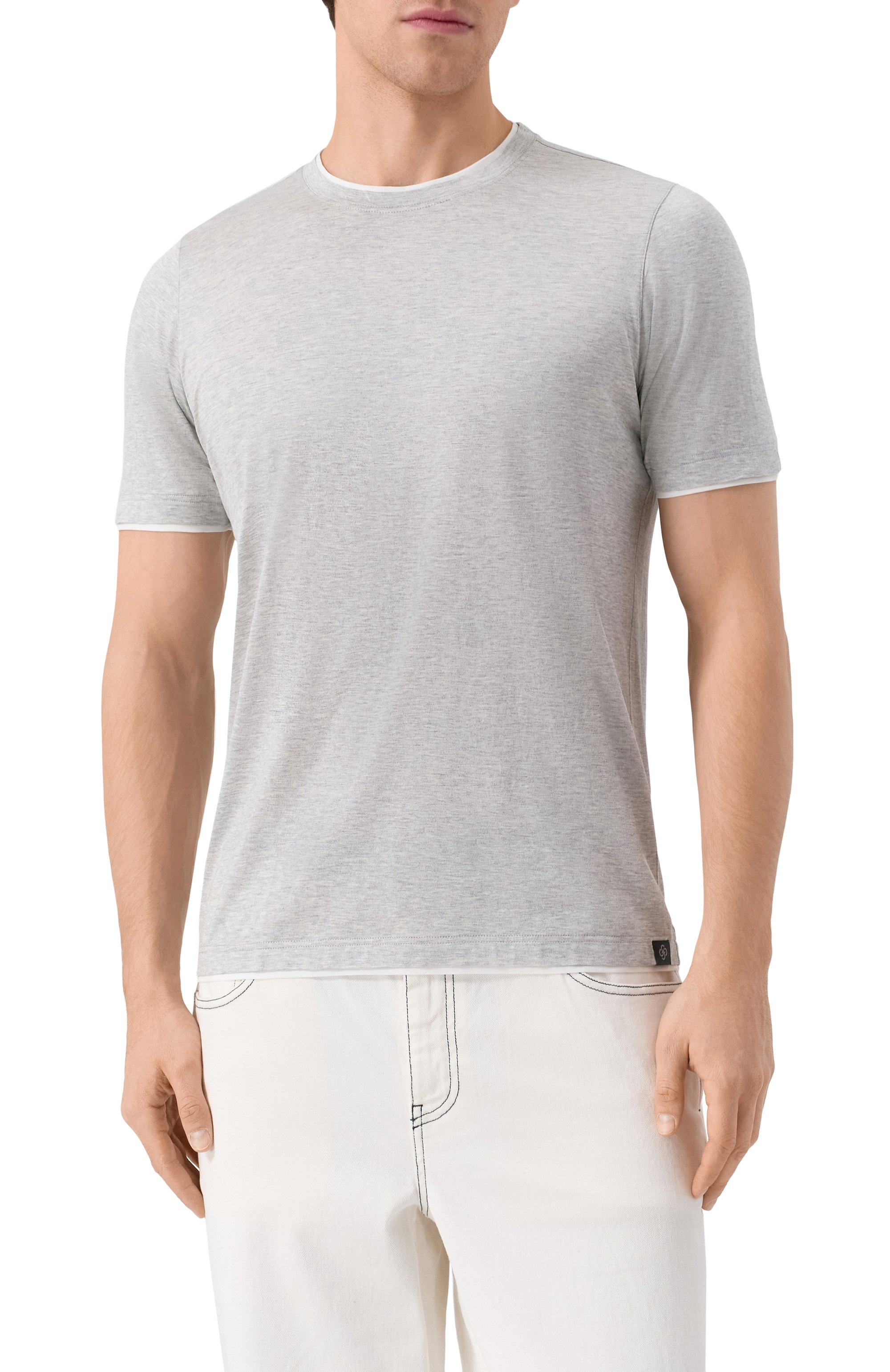 Футболка из шелка и хлопка GRAN SASSO, арт. 60123/78410, фото 3