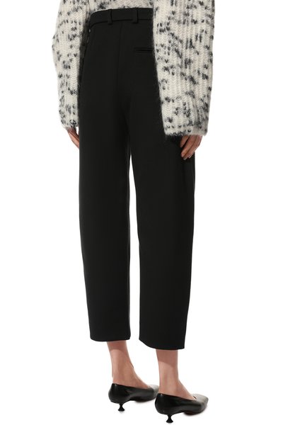 Брюки из хлопка и шерсти TOTEME, арт. 214-252-715, фото 4