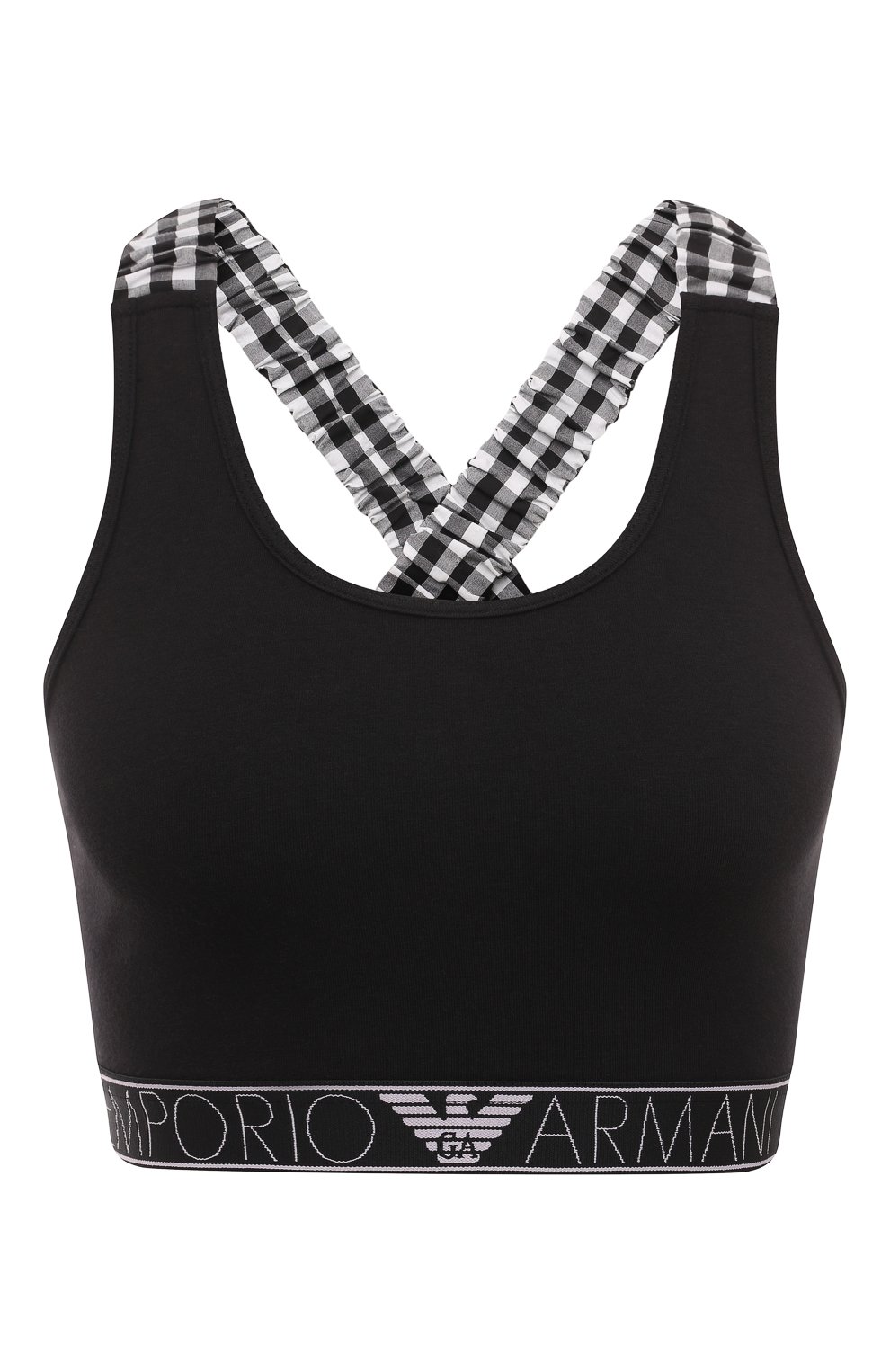 Хлопковый топ EMPORIO ARMANI, арт. 164815/4R242, фото 1