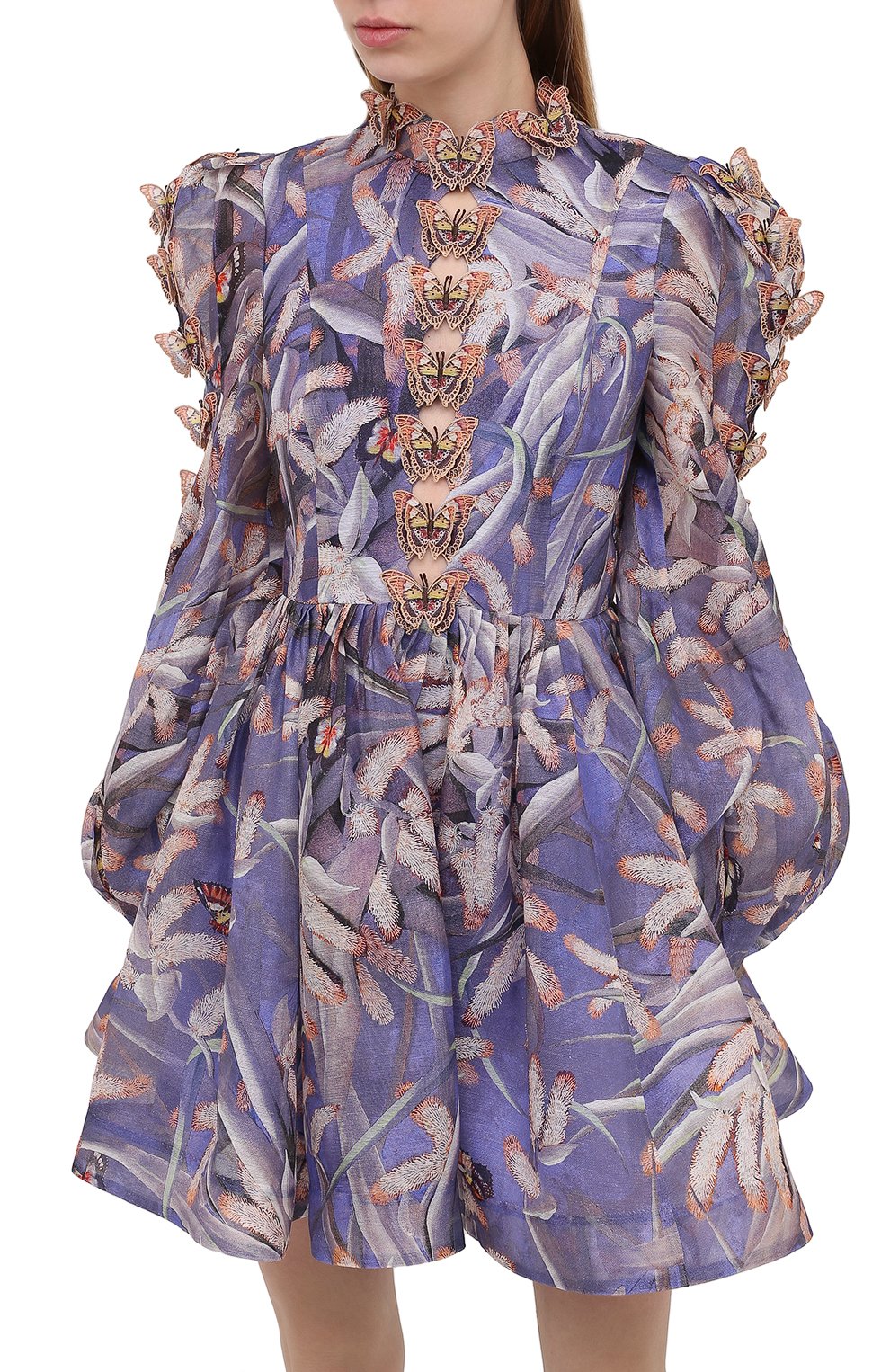 Платье из льна и шелка ZIMMERMANN, арт. 1068DB0T, фото 3