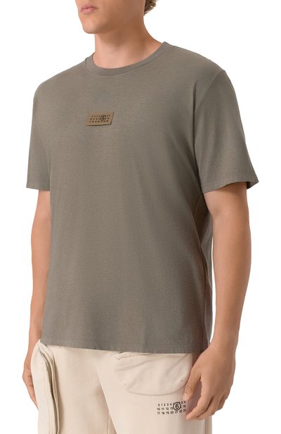 Хлопковая футболка MM6, арт. SH0GC0059/M20048, фото 3