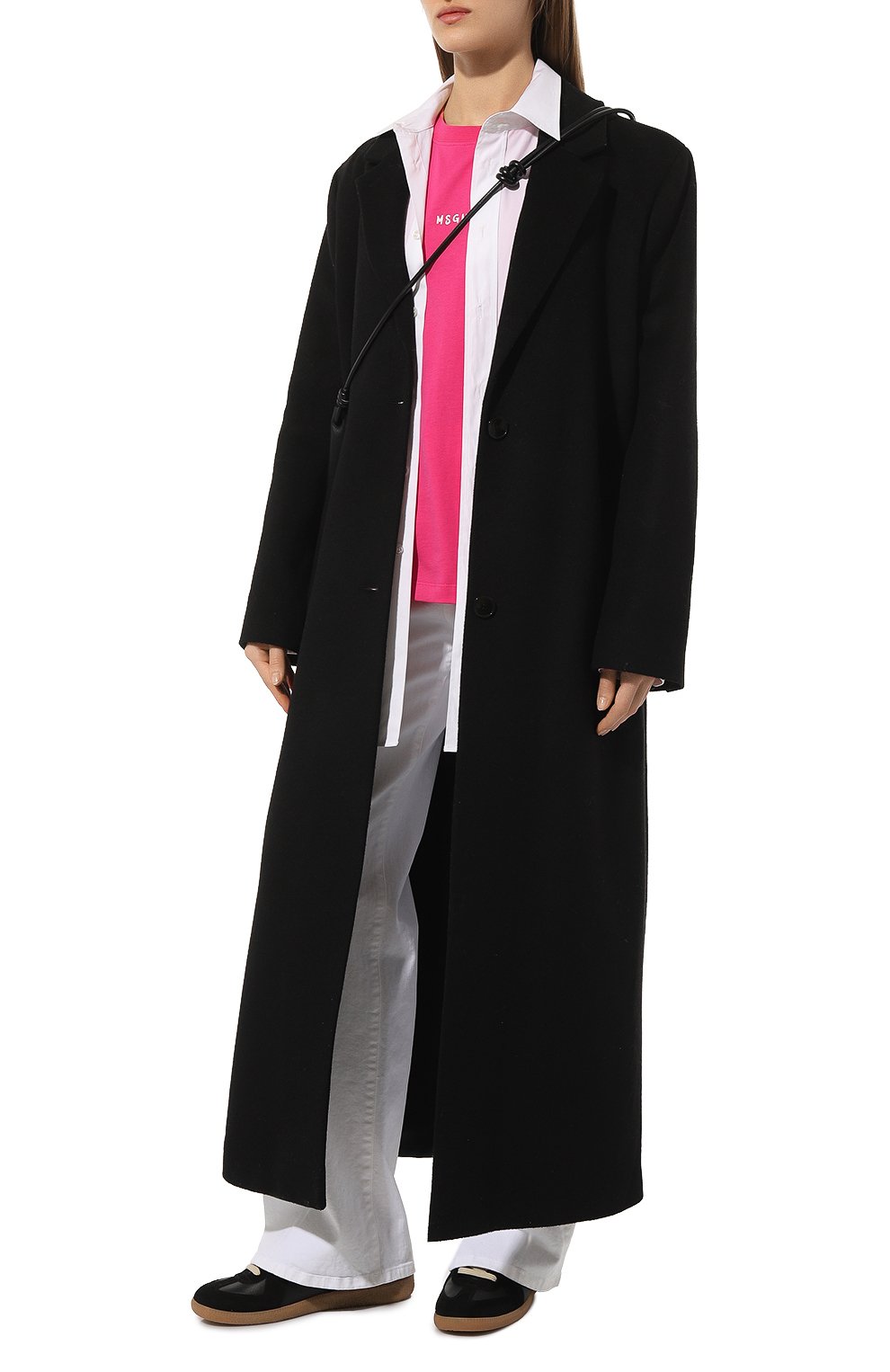 Хлопковая футболка MSGM, арт. 3641MDM550/247002, фото 2