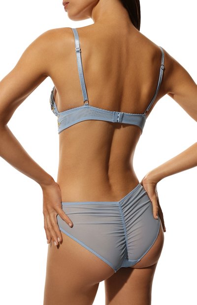 Бюстгальтер с мягкой чашкой LOVE & SWANS голубого цвета по цене 12000 руб., арт. TLB70CD, фото 3 Бюстгальтер с мягкой чашкой LOVE & SWANS, арт. TLB70CD, фото 3