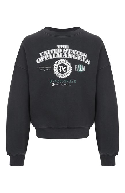 Мужской хлопковый свитшот PALM ANGELS, арт. PMBA08JF25FLE002