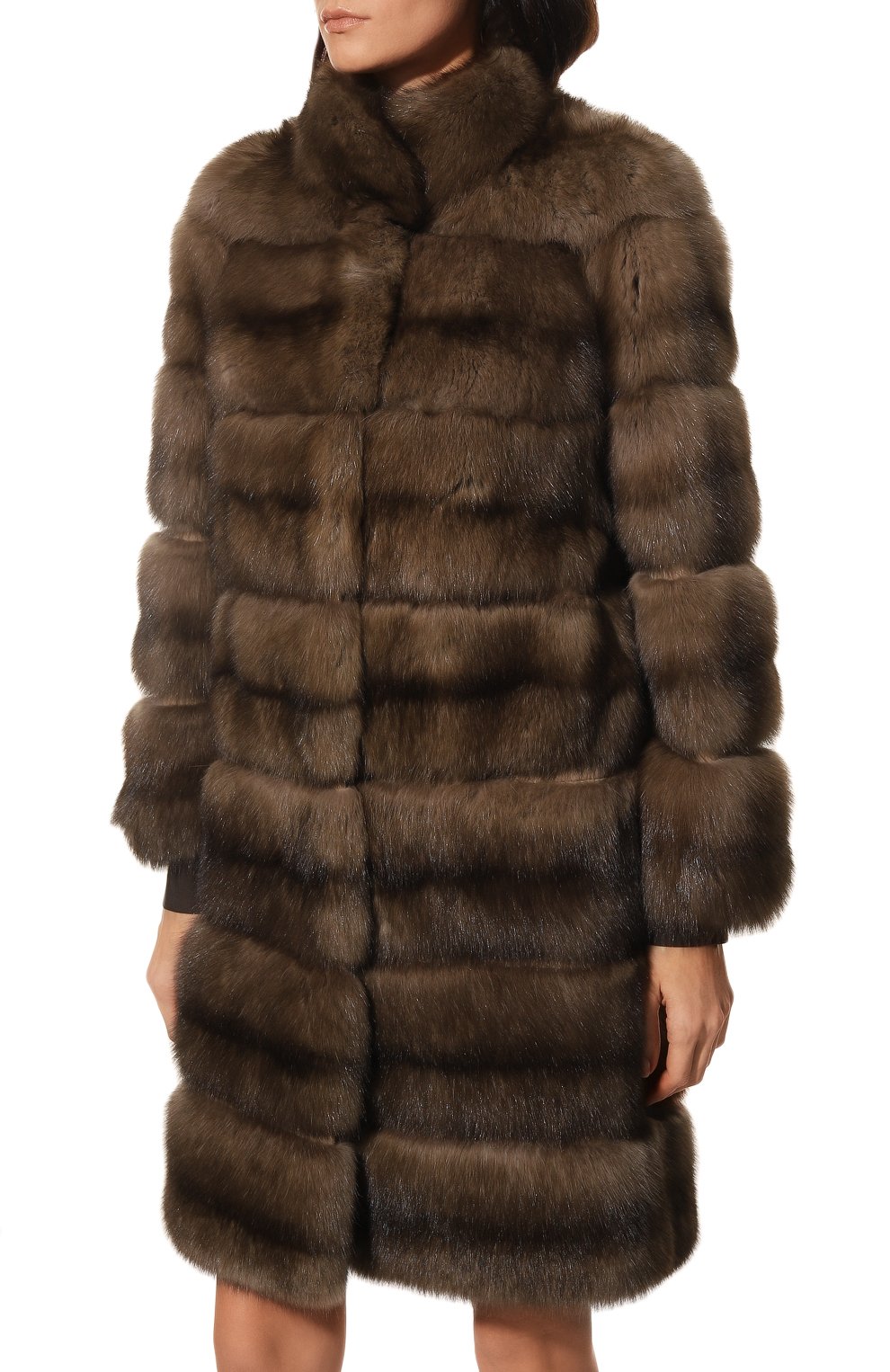 Шуба из меха соболя FURLAND коричневого цвета по цене 3450000 руб., арт. 0237203210067100000, фото 3 Шуба из меха соболя FURLAND, арт. 0237203210067100000, фото 3