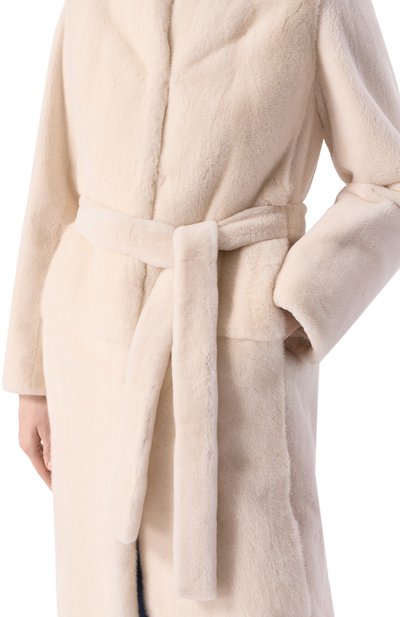 Шуба из норки YVES SALOMON, арт. 7WYM75720VLVR/PAVL0VA, фото 5