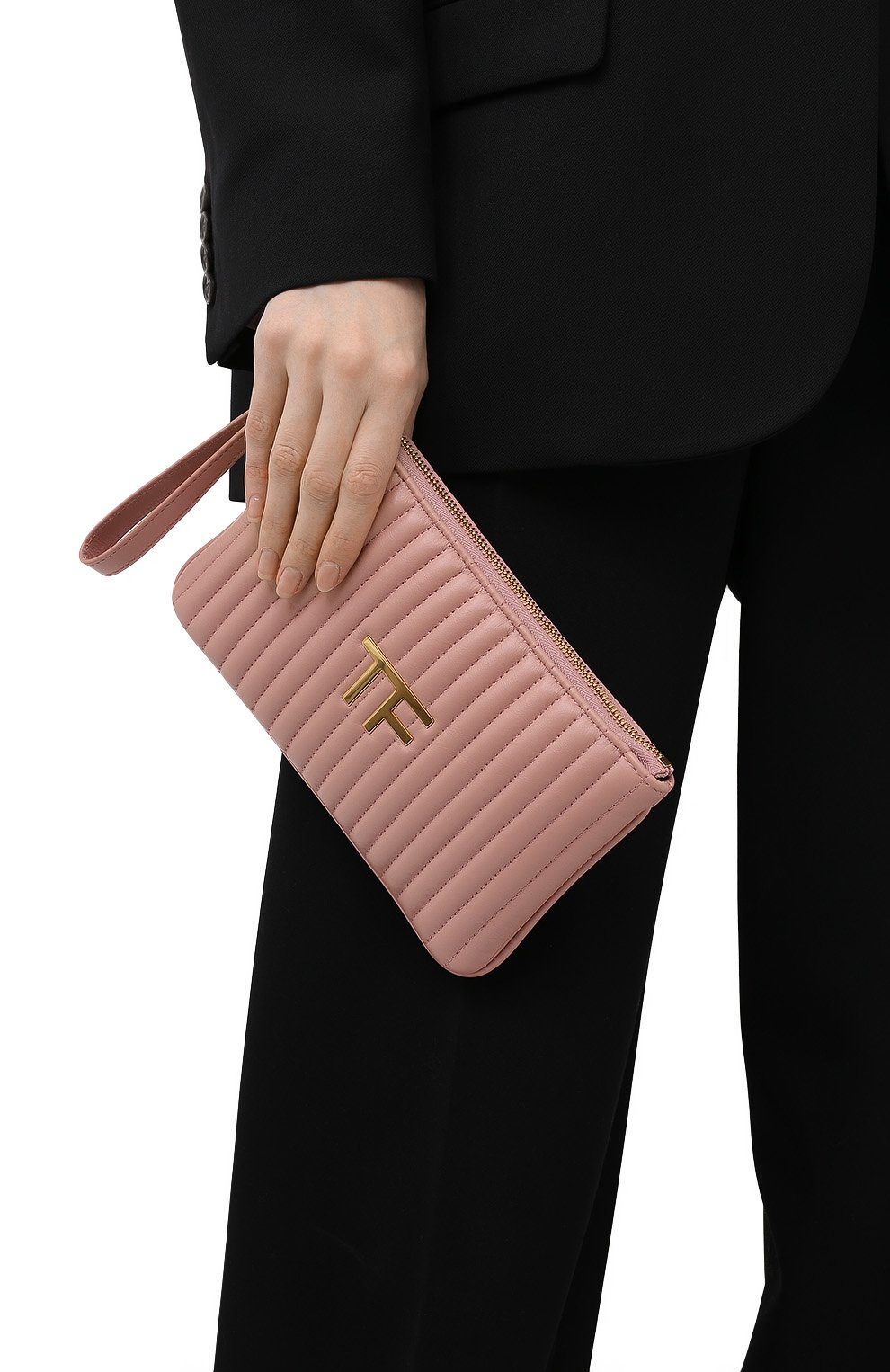 Клатч TOM FORD светло-розового цвета по цене 105000 руб., арт. S0357T-ICL019, фото 2 Клатч TOM FORD, арт. S0357T-ICL019, фото 2