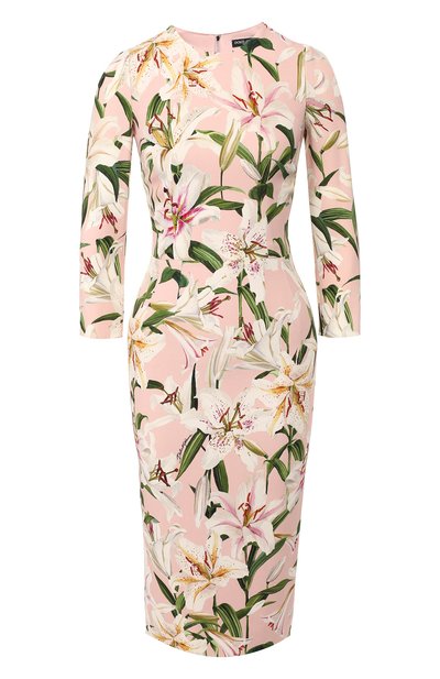 Женское платье с принтом DOLCE & GABBANA, арт. F6E3IT/FSRLJ