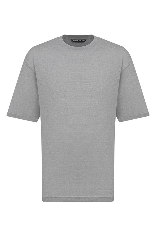 Футболка изо льна и хлопка White Sand 26SU40/657 Серый 26SU40/657