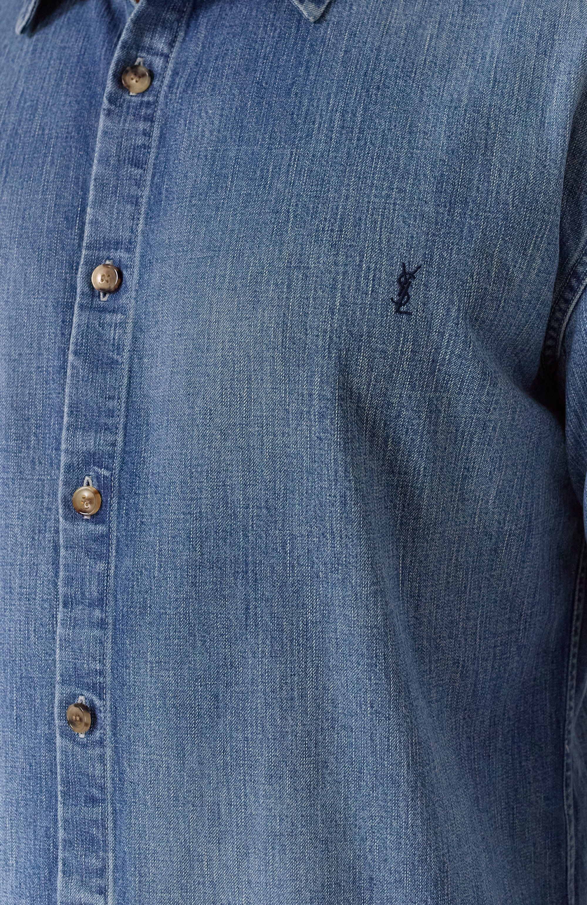 Джинсовая рубашка SAINT LAURENT, арт. 823437/Y14MJ, фото 5