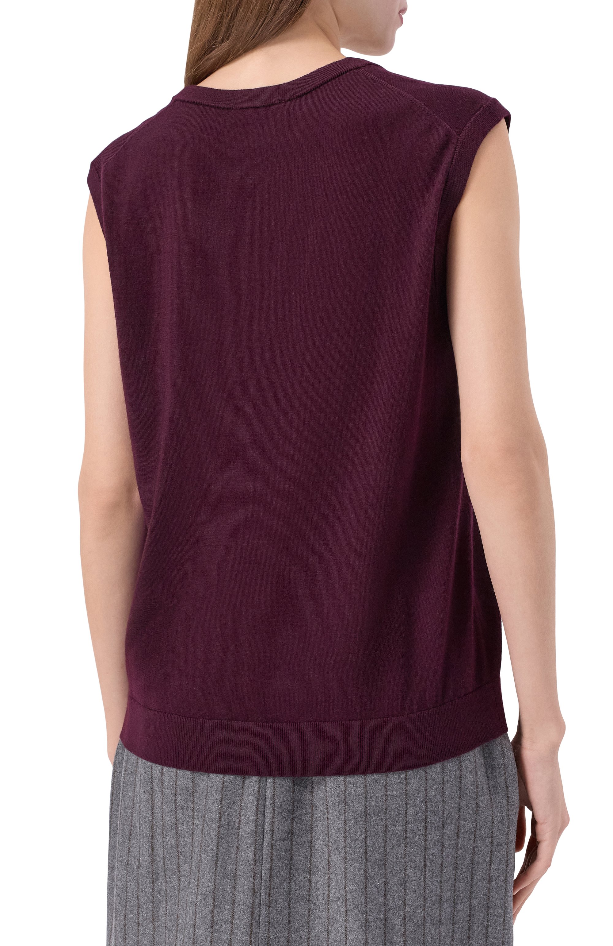 Жилет из шерсти и шелка 12 STOREEZ, арт. 134020, фото 4