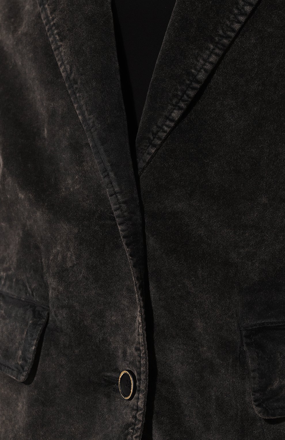 Бархатный жакет UMA WANG темно-серого цвета по цене 103500 руб., арт. UP6020, фото 5 Бархатный жакет UMA WANG, арт. UP6020, фото 5