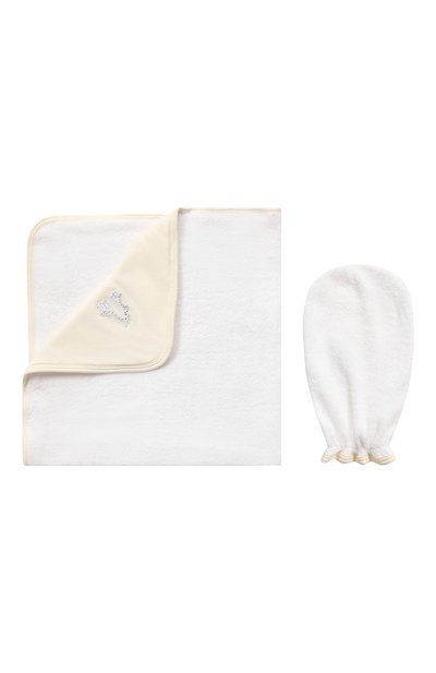 Комплект из хлопкового полотенца и рукавицы KISSY KISSY, арт. F1742609ST, фото 1