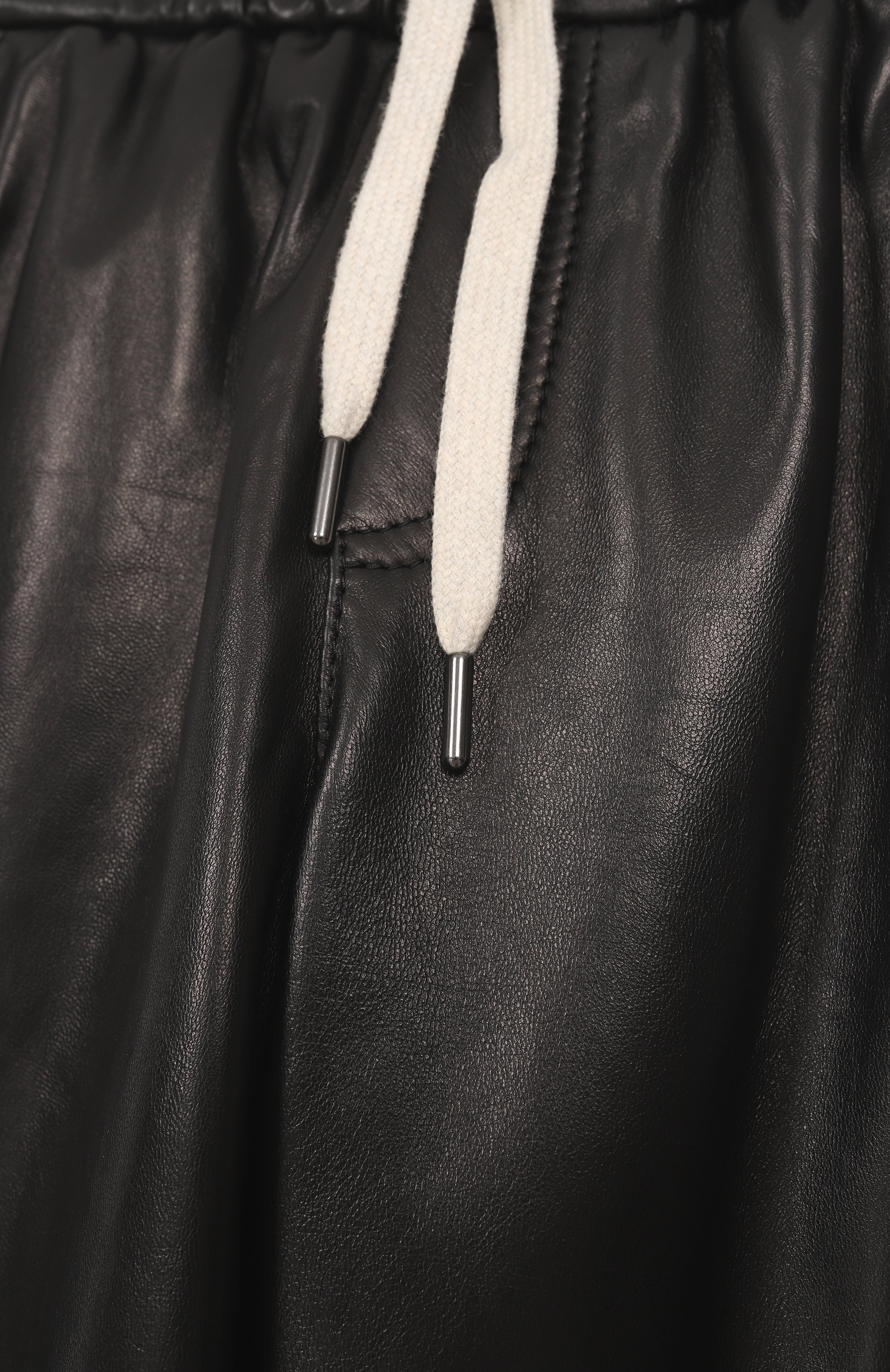 Кожаные брюки BRUNELLO CUCINELLI, арт. BPNGIP223A, фото 3