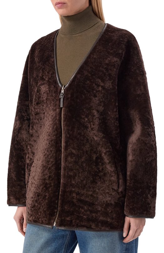 Двусторонняя дубленка Venera M. 26191F-Z75VM Коричневый  26191F-Z75VM Фото 3