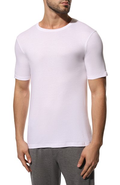 Хлопковая футболка HANRO, арт. 073174., фото 3