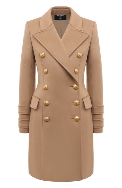 Женское шерстяное пальто BALMAIN, арт. YF0UB065WB50