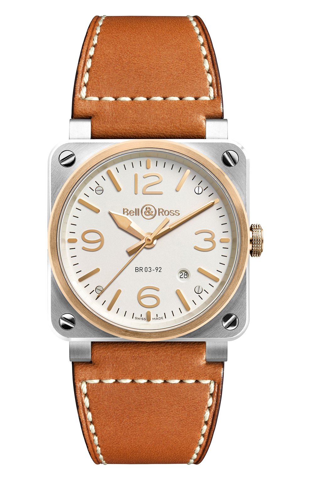 Часы steel & rose gold BELL AND ROSS, арт. BR0392-ST-PG/SCA, фото 1