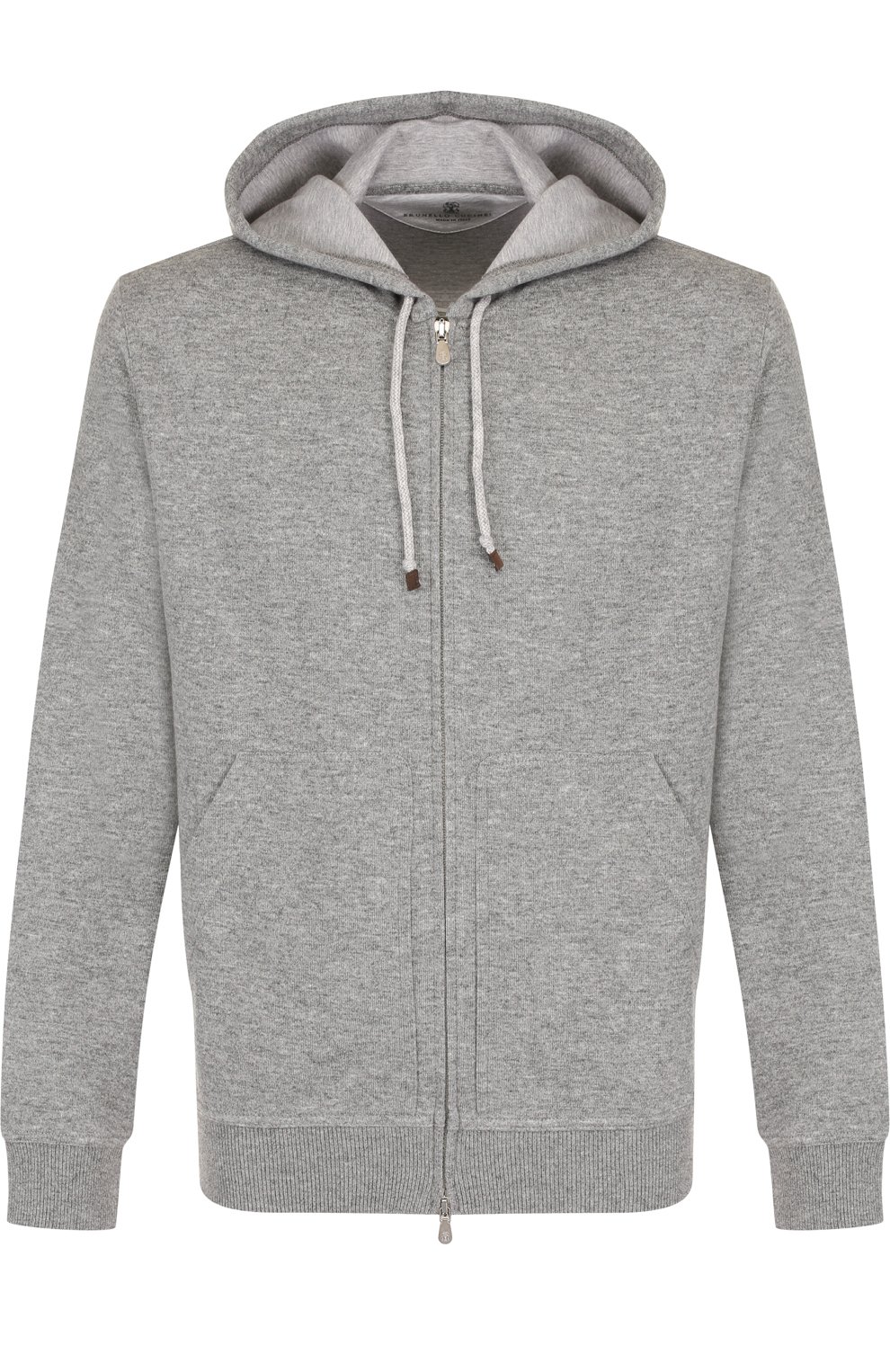 Толстовка из кашемира и хлопка BRUNELLO CUCINELLI, арт. MTU019069G, фото 1