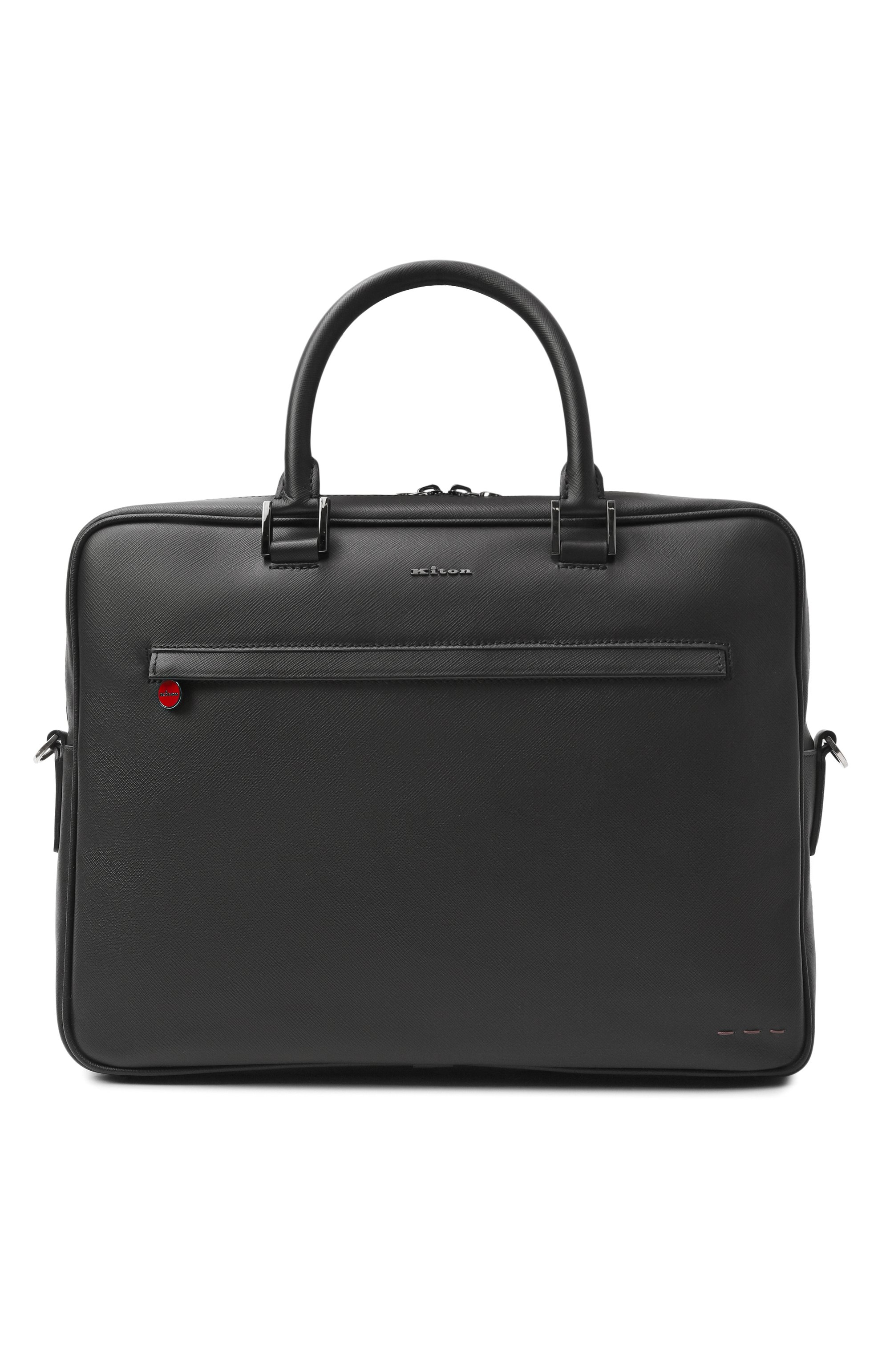 Портфель KITON черного цвета по цене 295000 руб., арт. UBA0007N01269, фото 1 Портфель KITON, арт. UBA0007N01269, фото 1