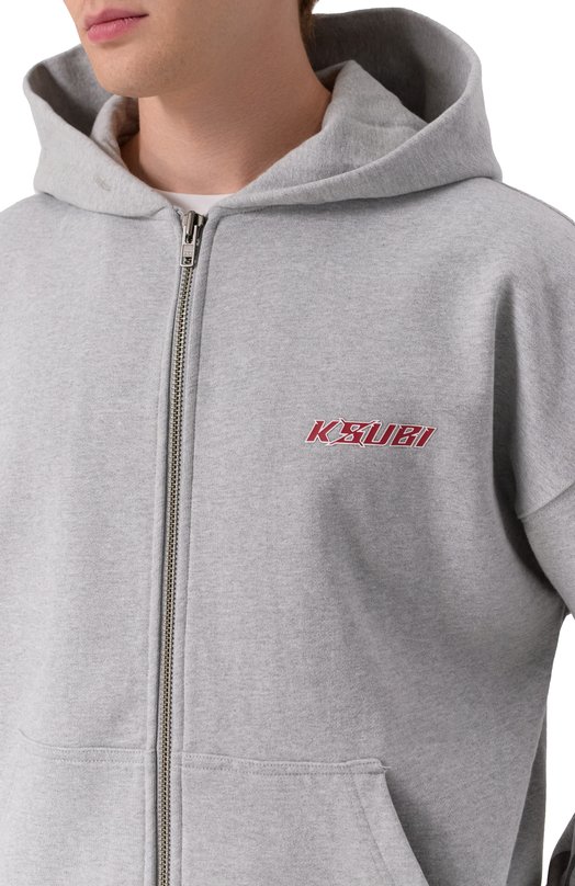 Хлопковая толстовка Ksubi MSP25FL001 Серый  MSP25FL001 Фото 5