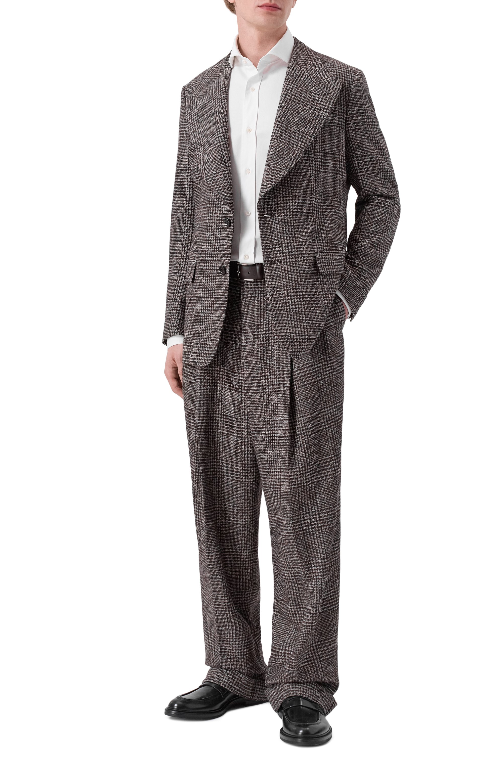 Брюки из шерсти и хлопка DOLCE & GABBANA, арт. GP160T/FQMKD, фото 2