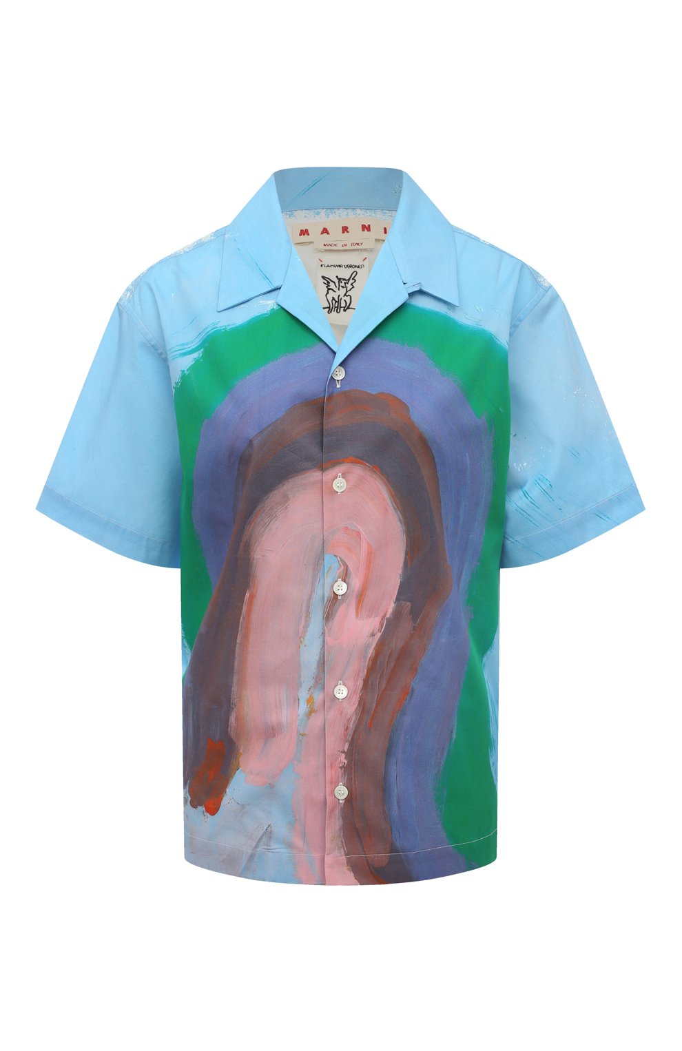 Хлопковая рубашка MARNI, арт. CAMA0466S0/UTC255, фото 1