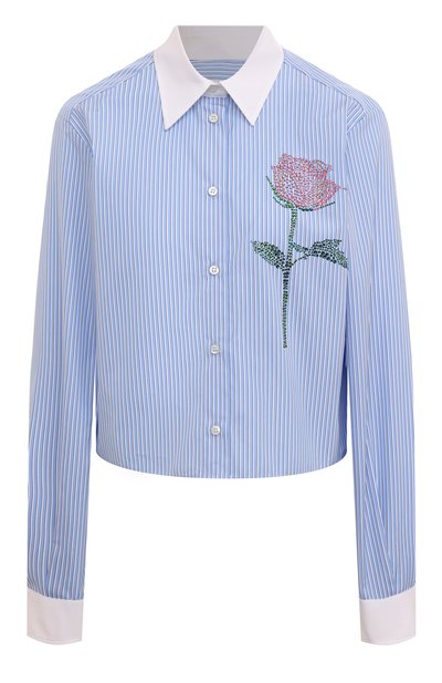 Женская хлопковая рубашка MSGM, арт. 3741MDE24X/247615