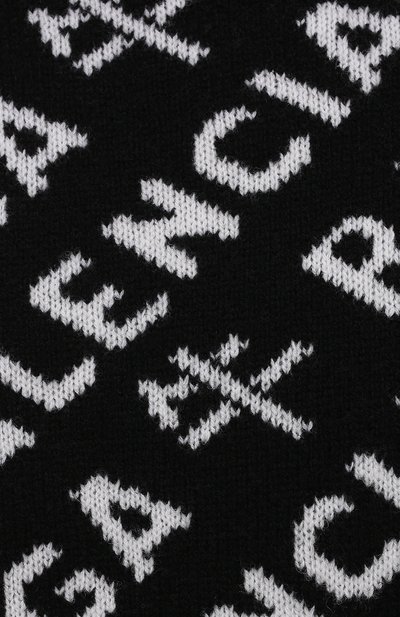 Шерстяной свитер BALENCIAGA черно-белого цвета по цене 121500 руб., арт. 648042/T1599, фото 5 Шерстяной свитер BALENCIAGA, арт. 648042/T1599, фото 5