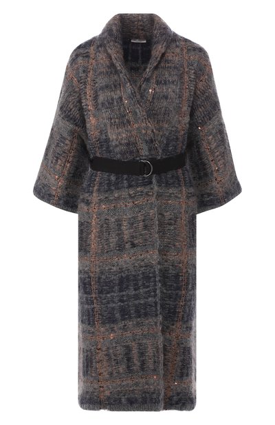 Вязаный кардиган с поясом BRUNELLO CUCINELLI, арт. M4U320426, фото 1