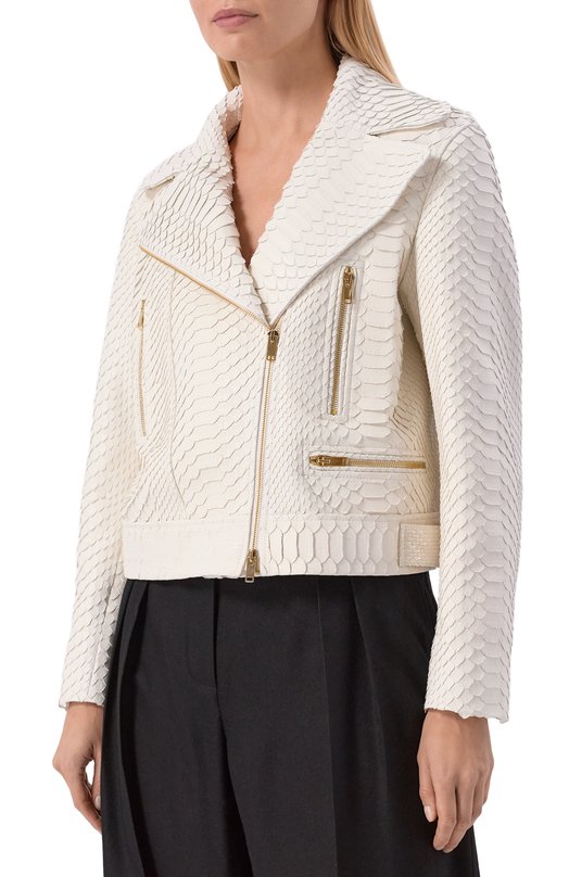 Куртка из кожи питона MVST M26.CSW.L401-3G/YLN006 Белый  M26.CSW.L401-3G/YLN006 Фото 3