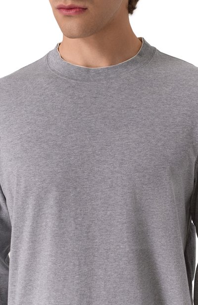 Хлопковый лон�гслив BRUNELLO CUCINELLI, арт. M0B137433, фото 5