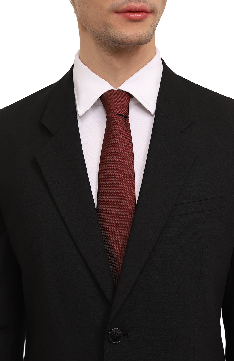 Галстук BOSS бордового цвета по цене 10500 руб., арт. 50520978, фото 2 Галстук BOSS, арт. 50520978, фото 2