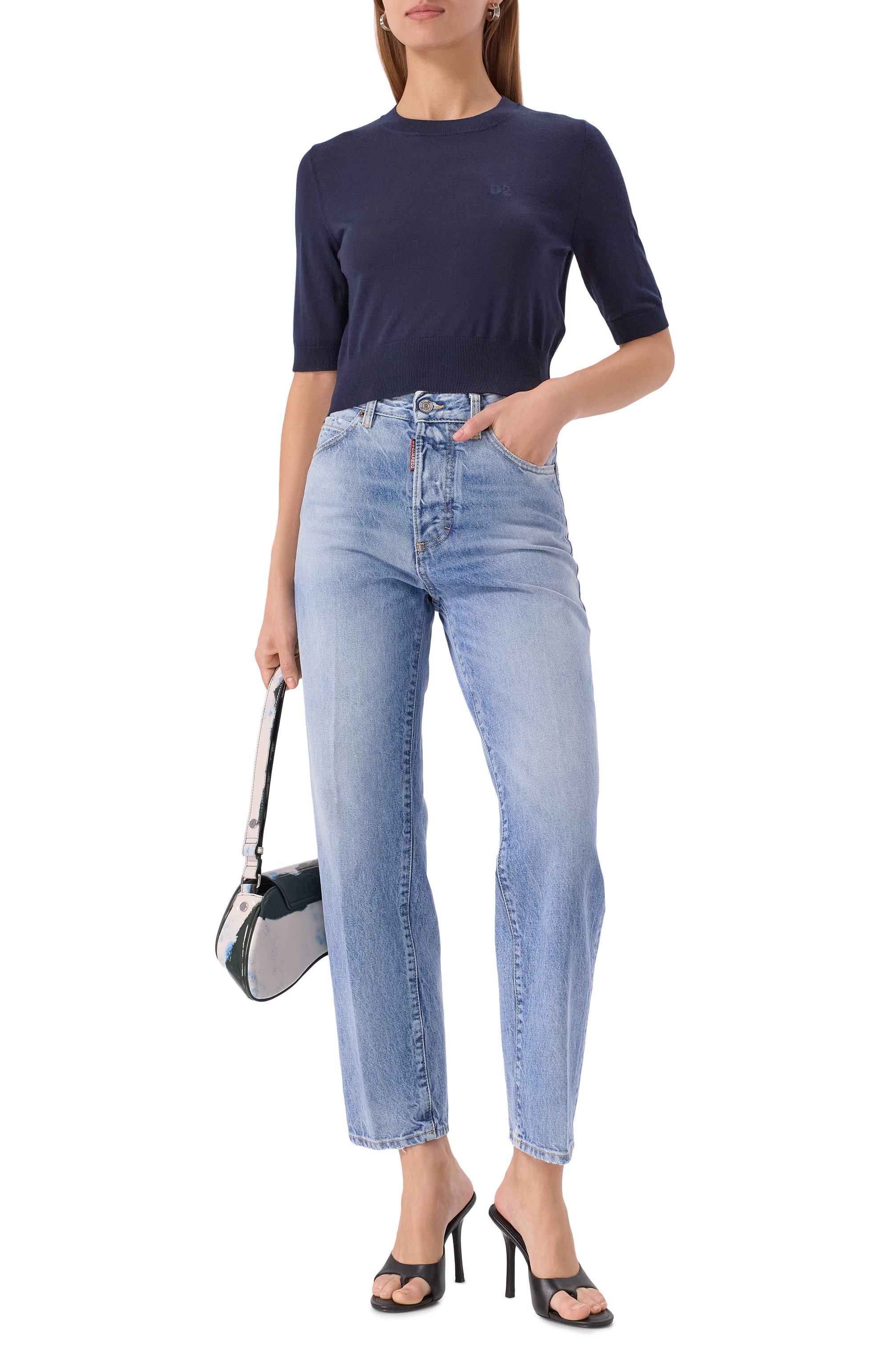 Шерстяной топ DSQUARED2, арт. S75HA1383/S18310, фото 2