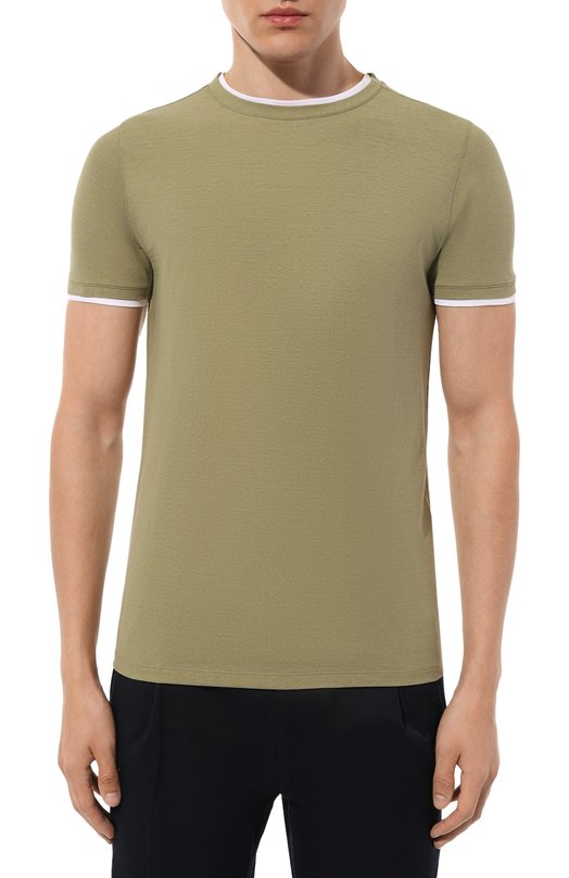 Хлопковая футболка Fradi Хаки, фото 3