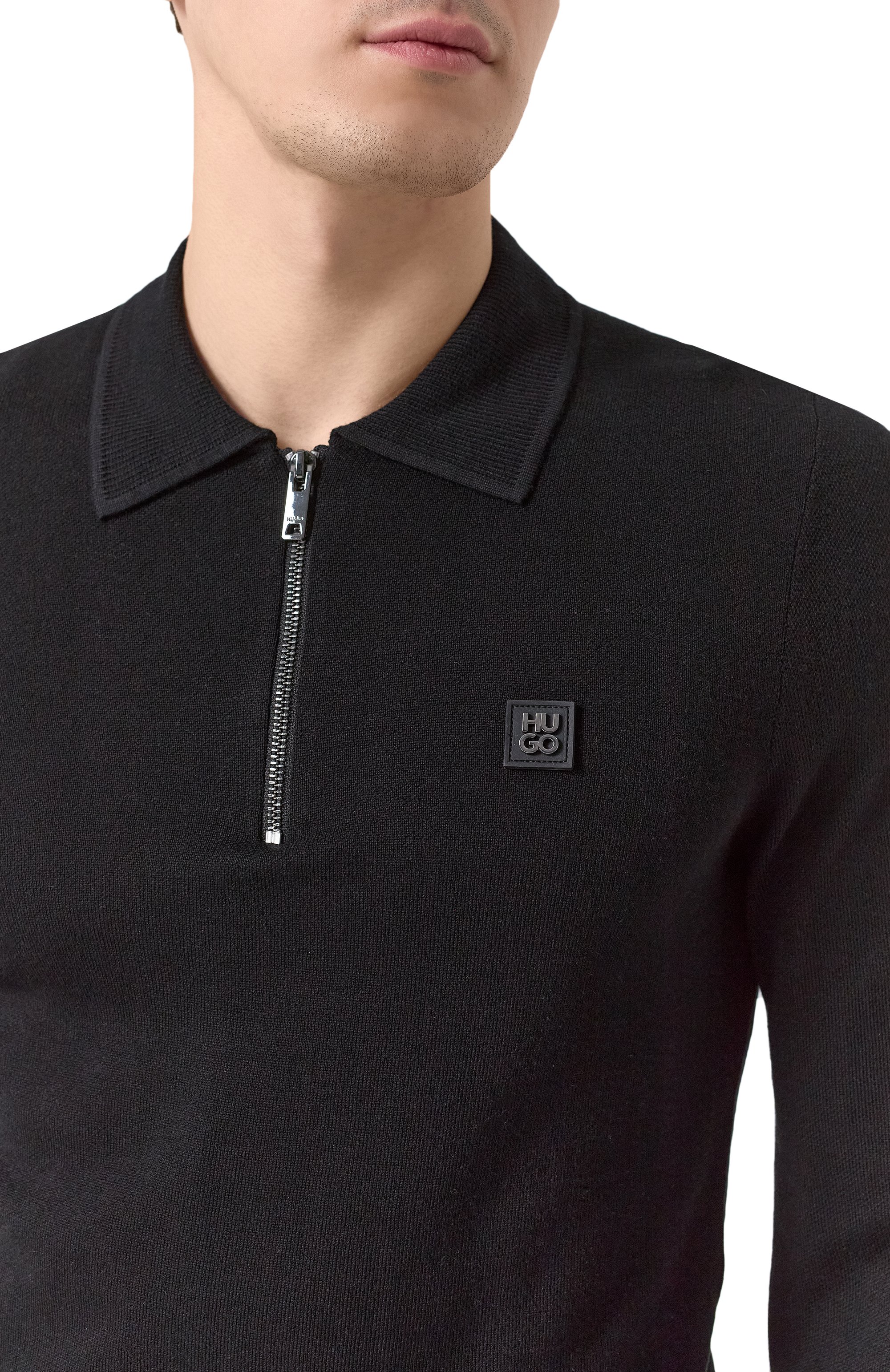 Хлопковое поло HUGO, арт. 50533346, фото 5