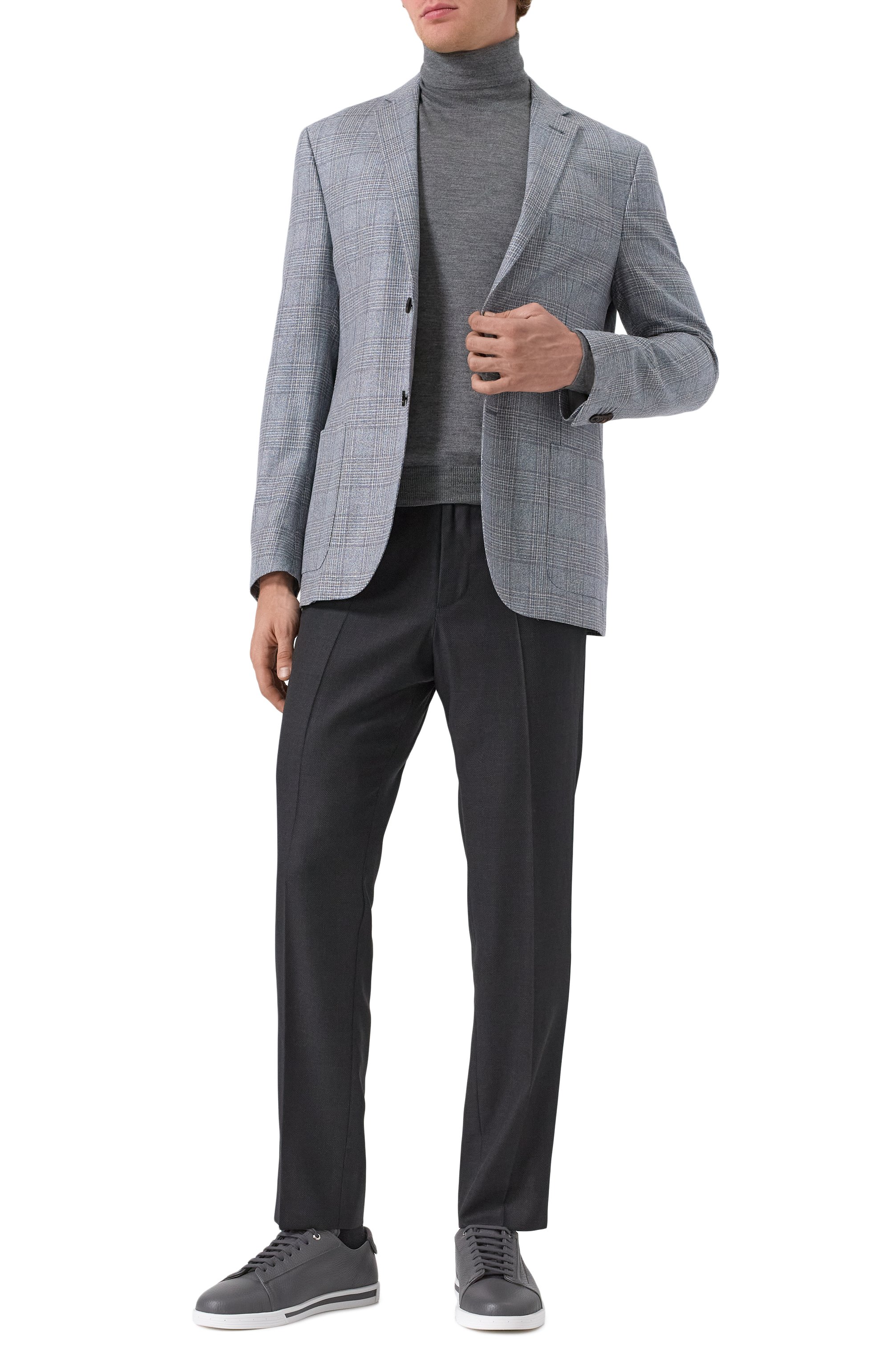 Шерстяные брюки CORNELIANI, арт. 254L25-2517281, фото 2