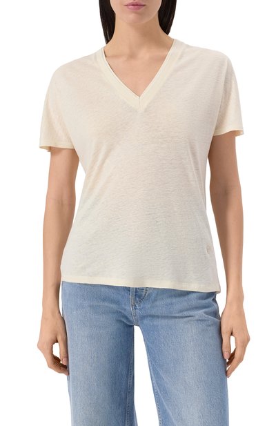 Футболка из вискозы и льна BOSS, арт. 50537543, фото 3