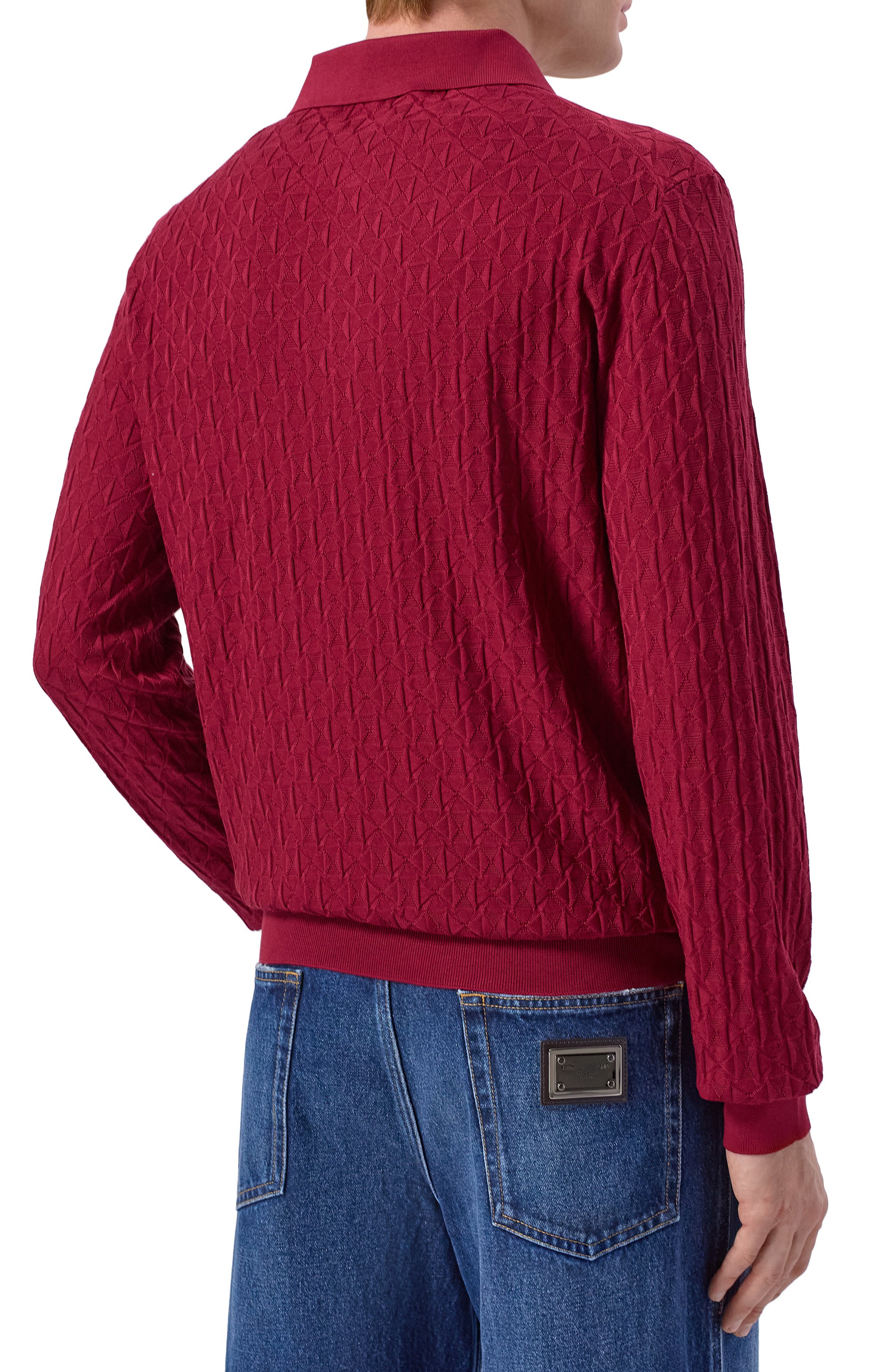 Шелковое поло DOLCE & GABBANA, арт. GXZ25Z/JBS0E, фото 4