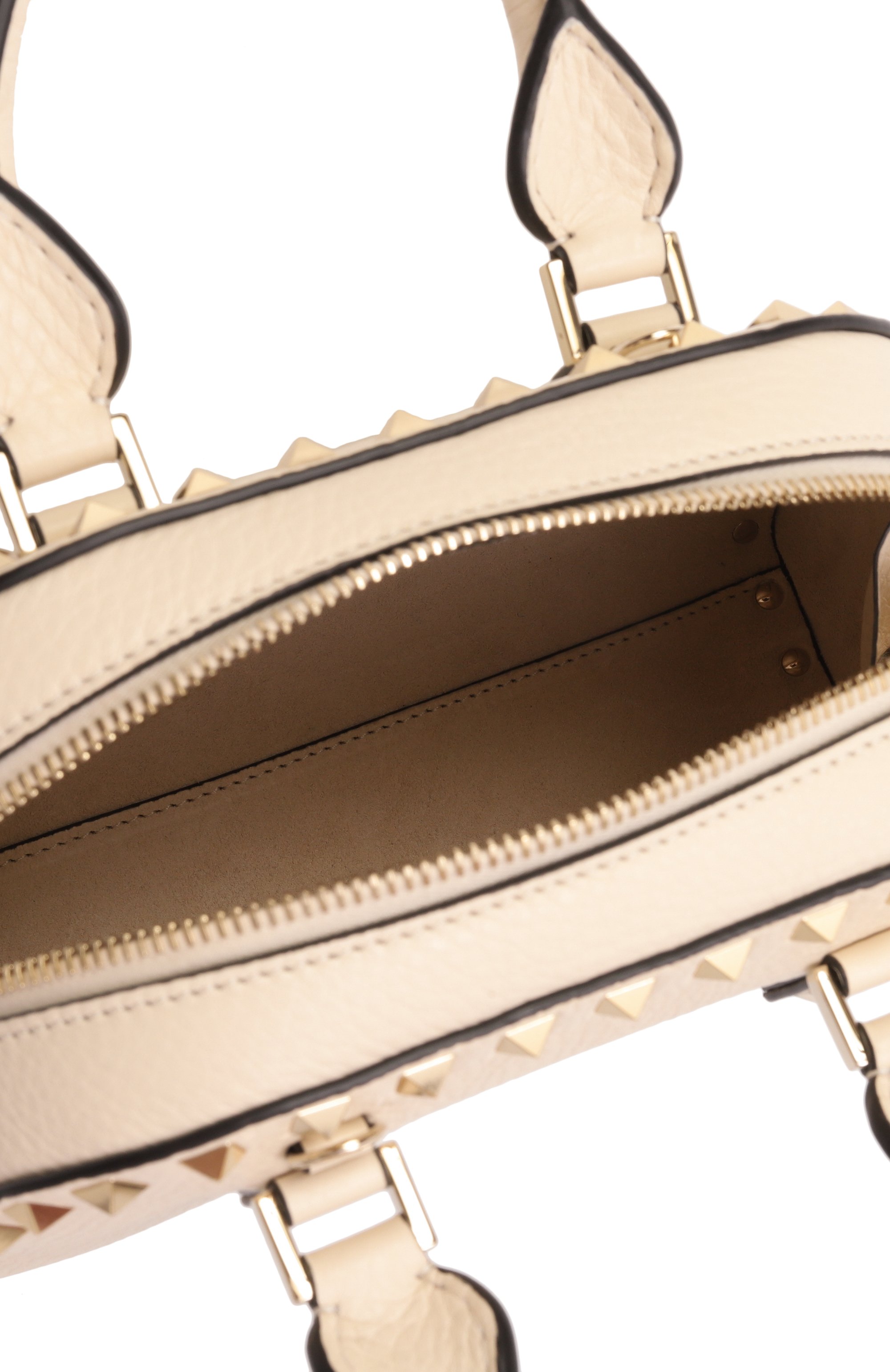 Сумка rockstud VALENTINO кремового цвета по цене 272000 руб., арт. 6W2B0Q97/VSF, фото 5 Сумка rockstud VALENTINO, арт. 6W2B0Q97/VSF, фото 5