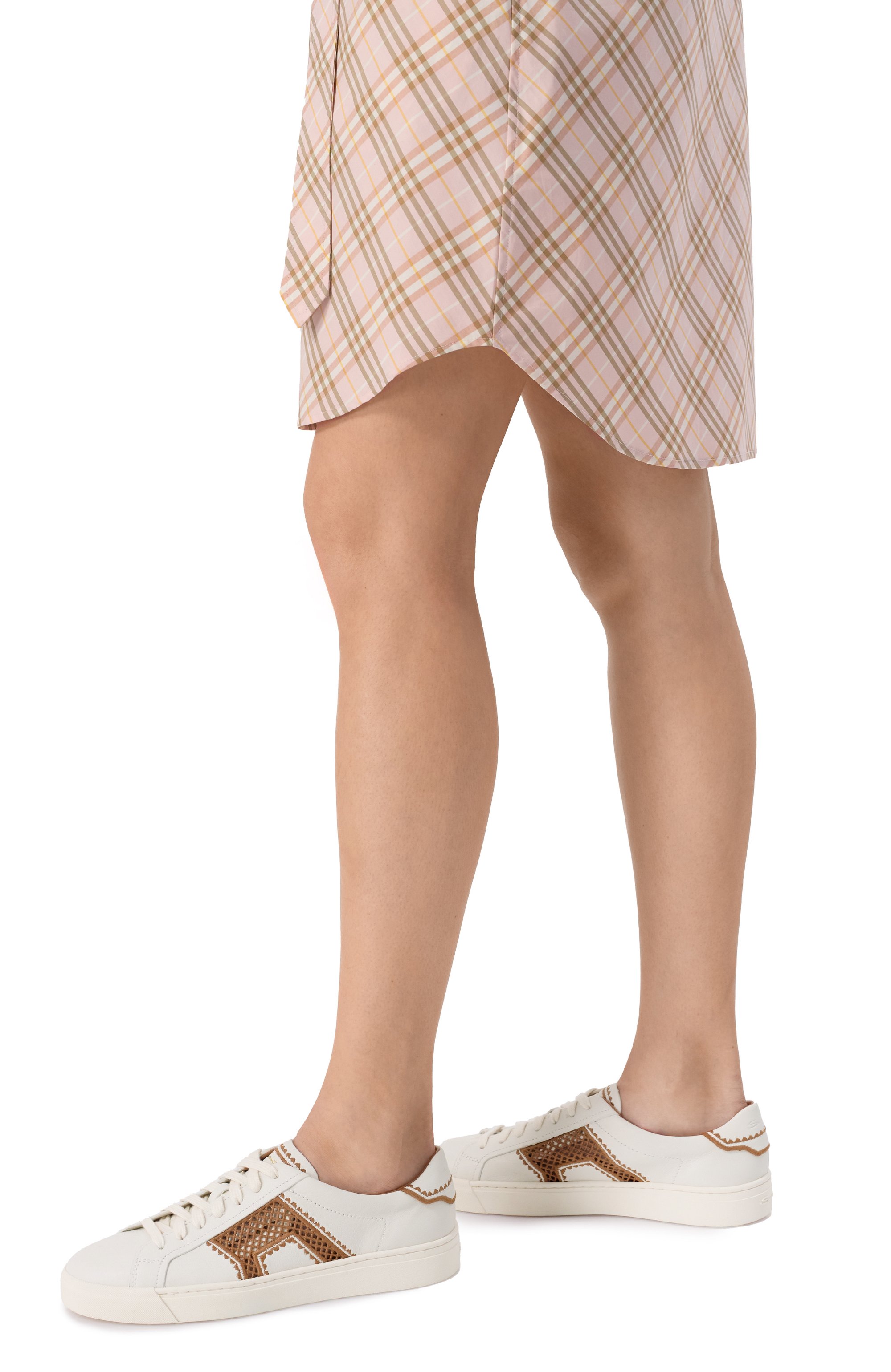 Кожаные кеды SANTONI, арт. WBGG61346PNNTWIR, фото 3