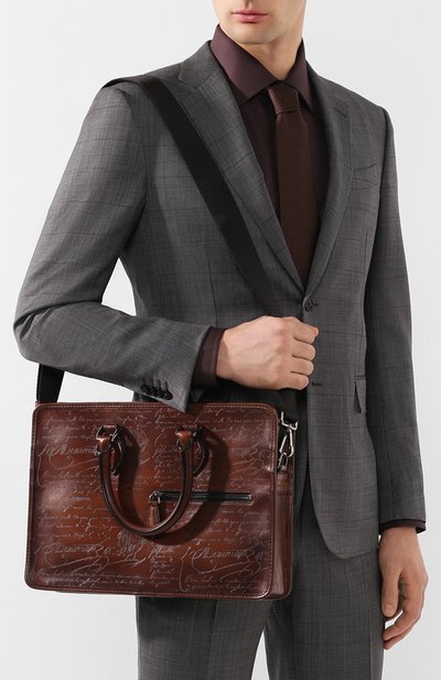Кожаная сумка для ноутбука BERLUTI, арт. M200497, фото 5